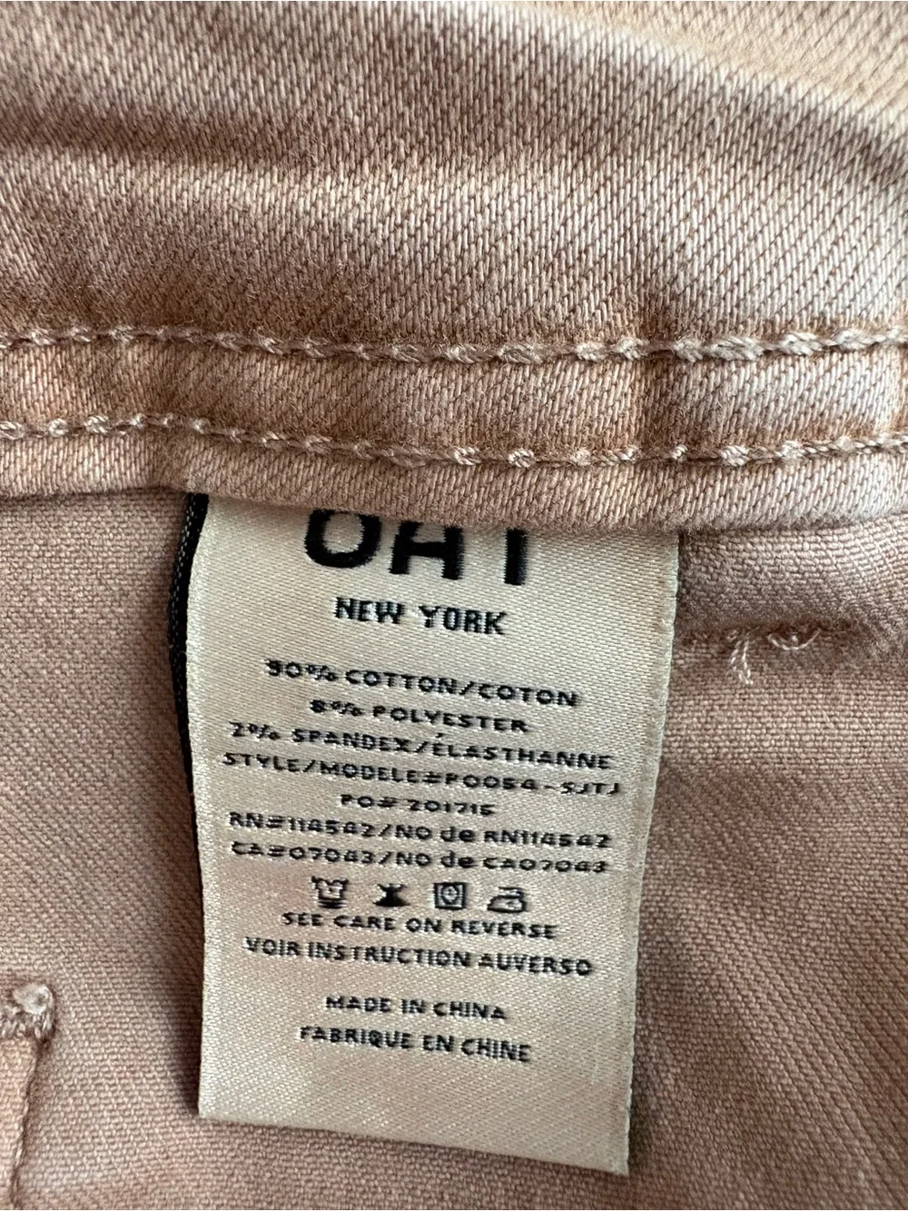 Oat New York Wide-Leg Pants in Dusty Rose - Picture 5 of 6